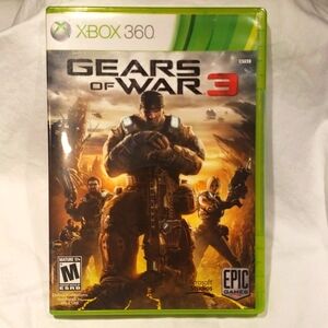 Gears of War 3 Factory Sealed Xbox 360 video game  New.